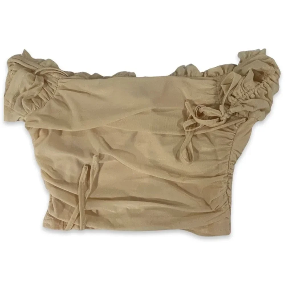 Windsor Women's Cream Colored Padded Clasp Secured Bustier Size Small - Picture 9 of 12